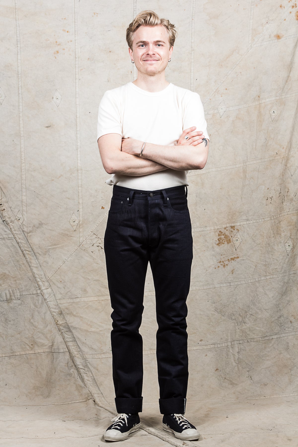 Pure Blue Japan XX-019-WID 14oz Relaxed Tapered Raw Deep Indigo Jeans