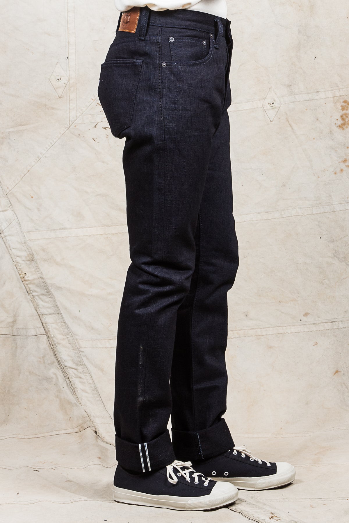 Pure Blue Japan XX-019-WID 14oz Relaxed Tapered Raw Deep Indigo Jeans