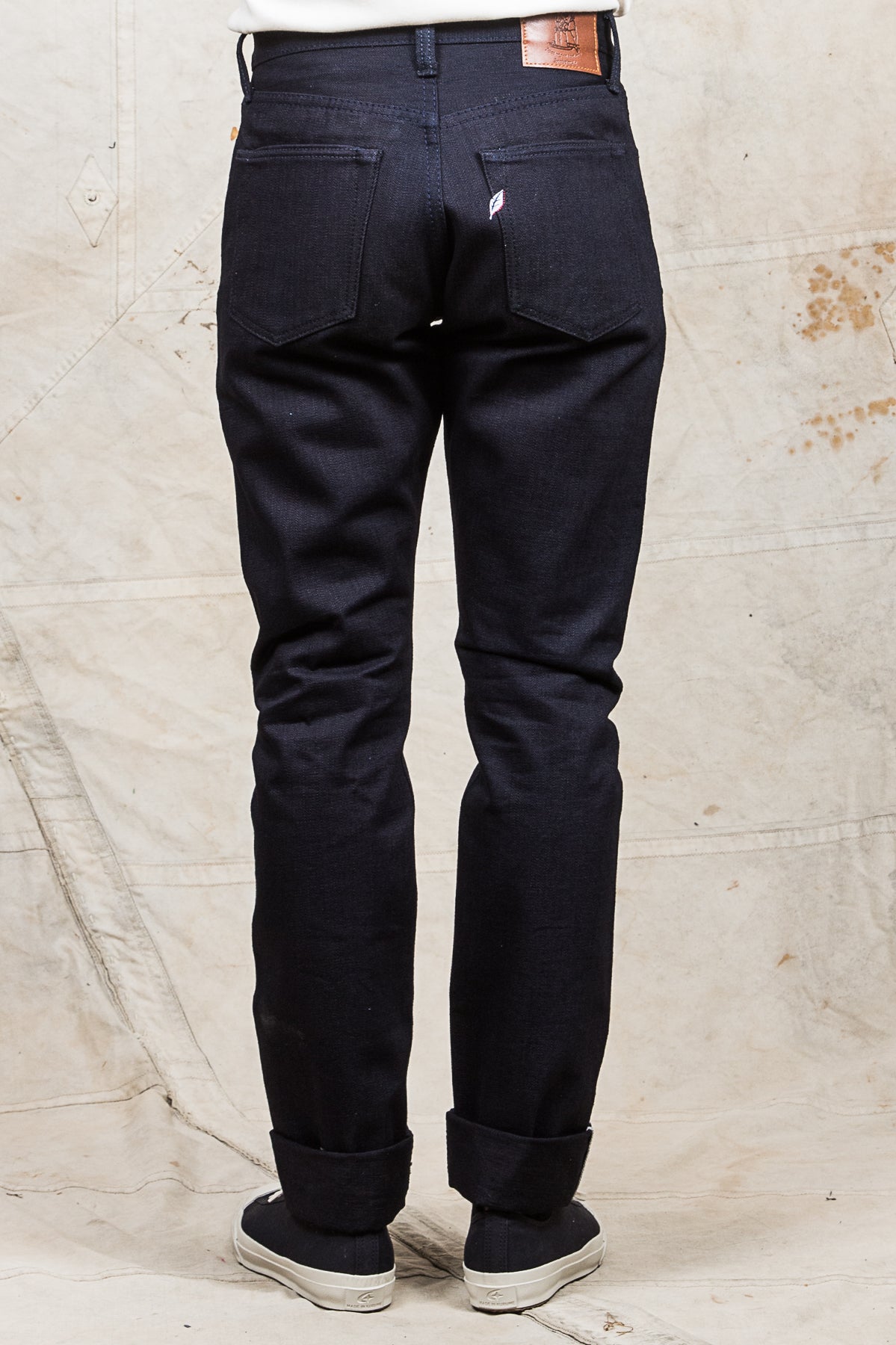 Pure Blue Japan XX-019-WID 14oz Relaxed Tapered Raw Deep Indigo Jeans