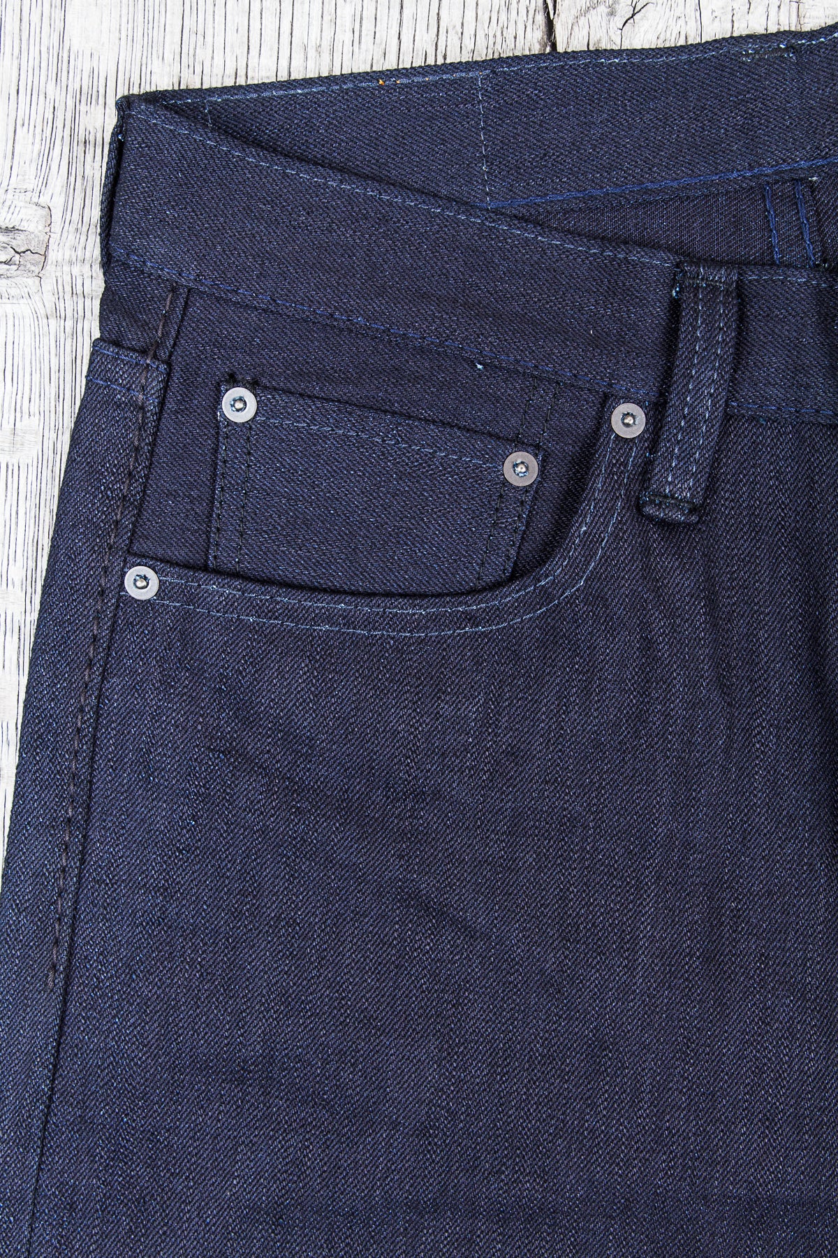 Pure Blue Japan XX-019-WID 14oz Relaxed Tapered Raw Deep Indigo Jeans