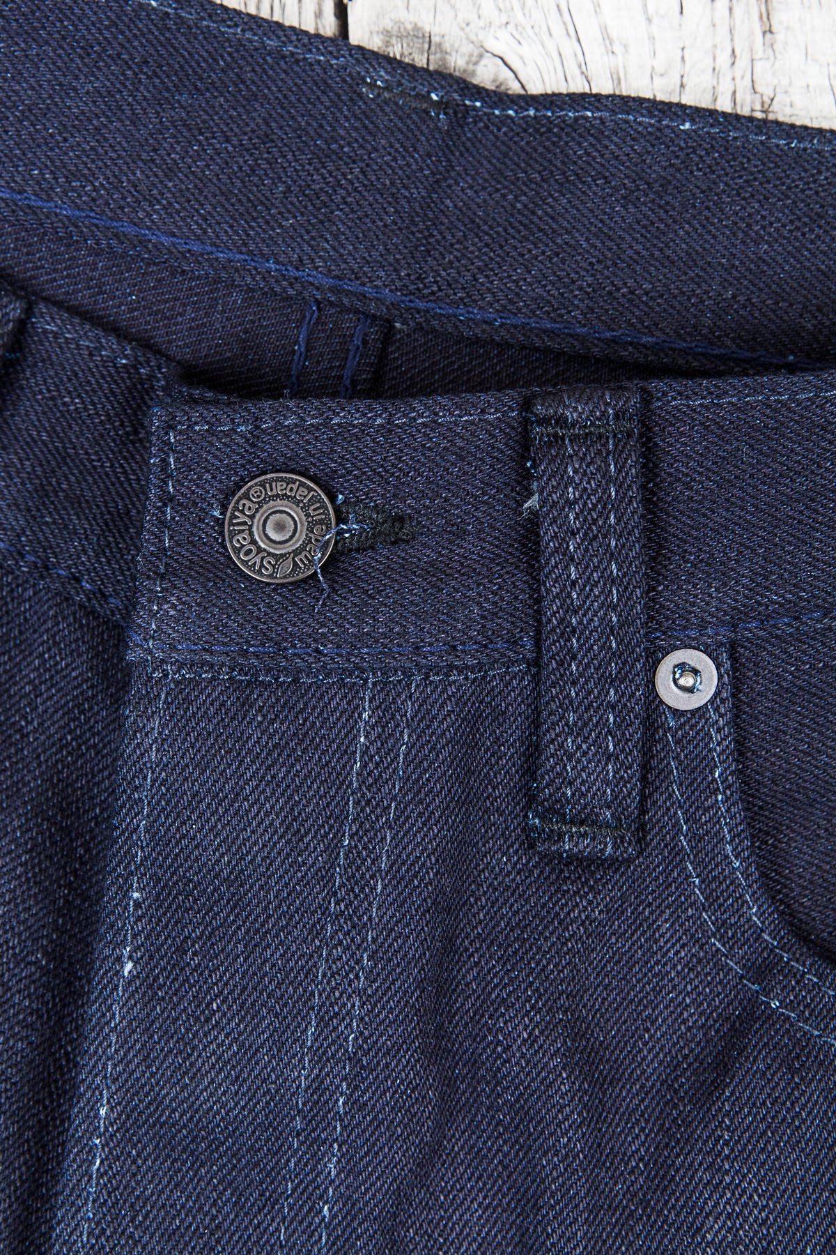 Pure Blue Japan XX-019-WID 14oz Relaxed Tapered Raw Deep Indigo Jeans