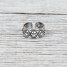 Munqa Newtive 5 Smiley Stamp Silver Ring