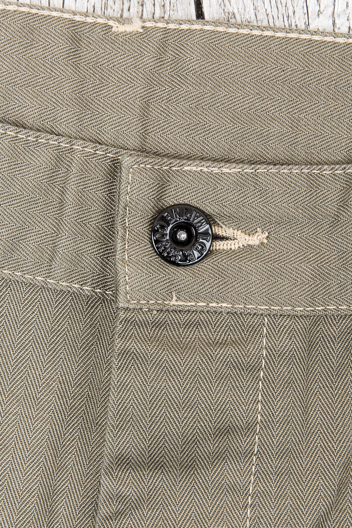 TCB Jeans 40's USMC Shorts HBT Olive