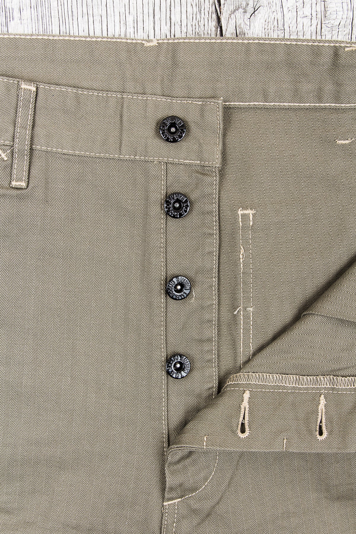 TCB Jeans 40's USMC Shorts HBT Olive