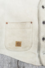 Second Hand Indigofera Harrison Leather Vest White