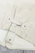 Second Hand Indigofera Harrison Leather Vest White