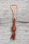 Lone Wolf Leather Braided Bottle Opener Tärnsjö Saddle Tan Veg Tanned