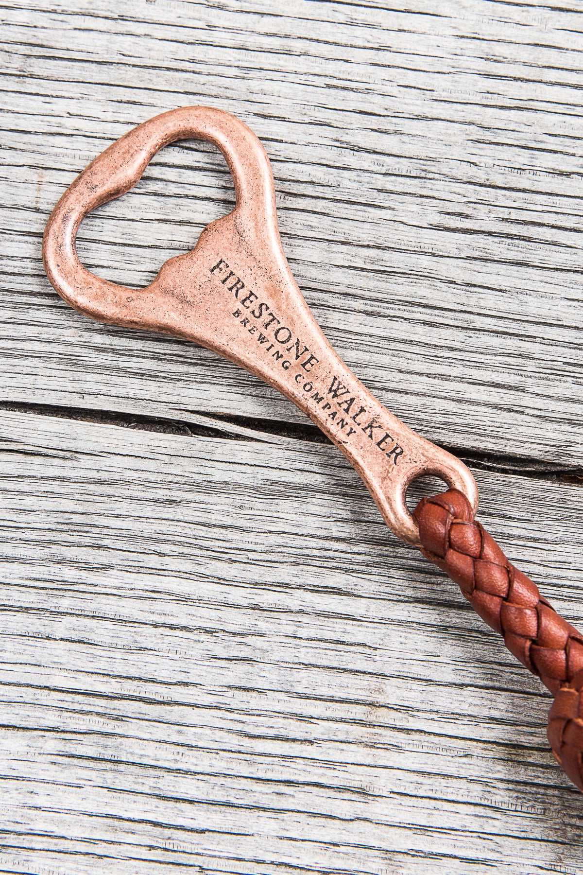 Lone Wolf Leather Braided Bottle Opener Tärnsjö Saddle Tan Veg Tanned