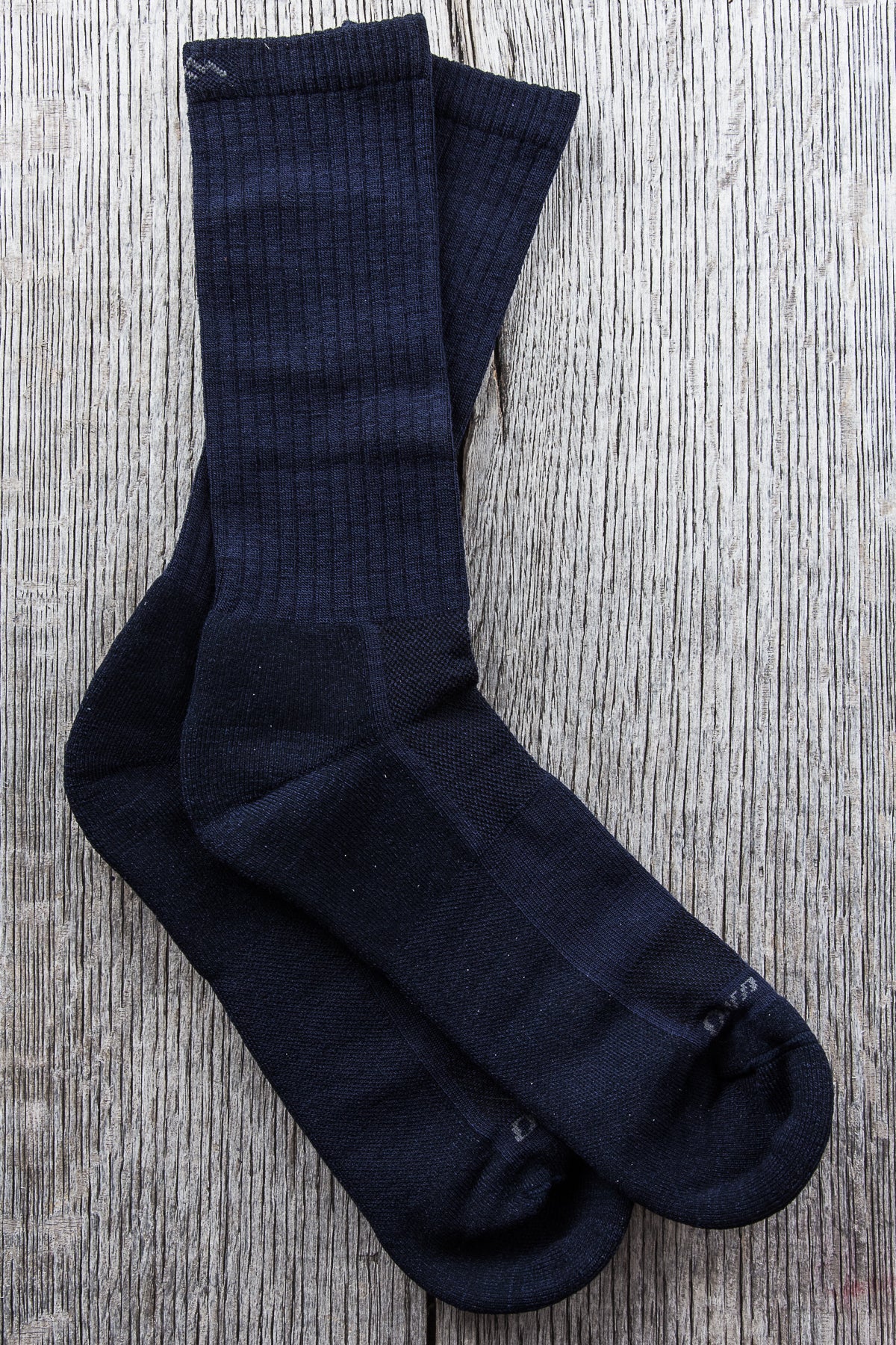 Darn Tough Navy Merino Wool Standard Crew Light Socks