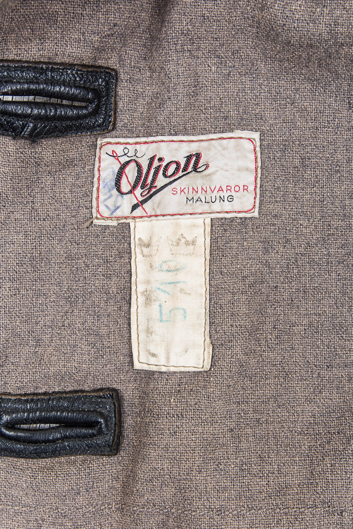 Vintage Swedish Army Dispatch Riders Leather Jacket "Ordonnansjacka"