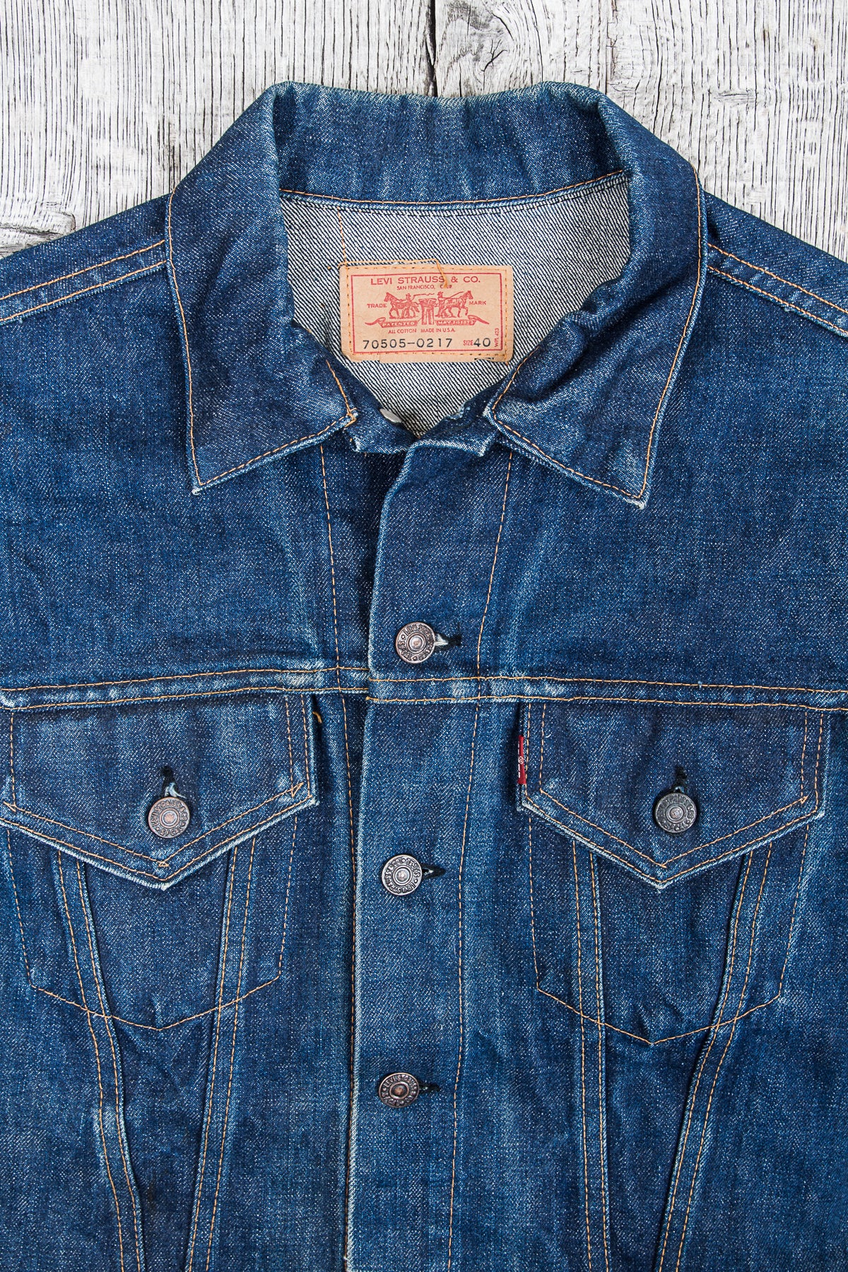 Original Vintage Levi's 70505 Big E Jacket