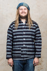 Tender 490 Floor Shirt Bold Indigo Weaver's Blanket Stripe
