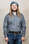 Tender 492 Long Sleeved Bench Shirt Indigo Covert