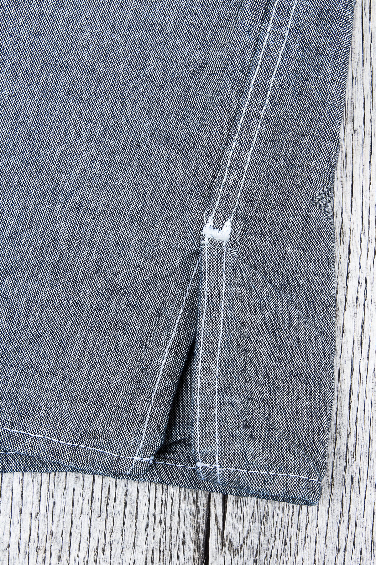 Tender 492 Long Sleeved Bench Shirt Indigo Covert