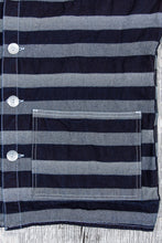 Tender 490 Floor Shirt Bold Indigo Weaver's Blanket Stripe