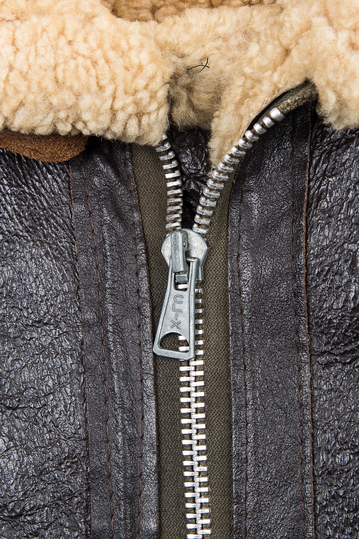Vintage 1950s Sheepskin Mark VI Flying Jacket