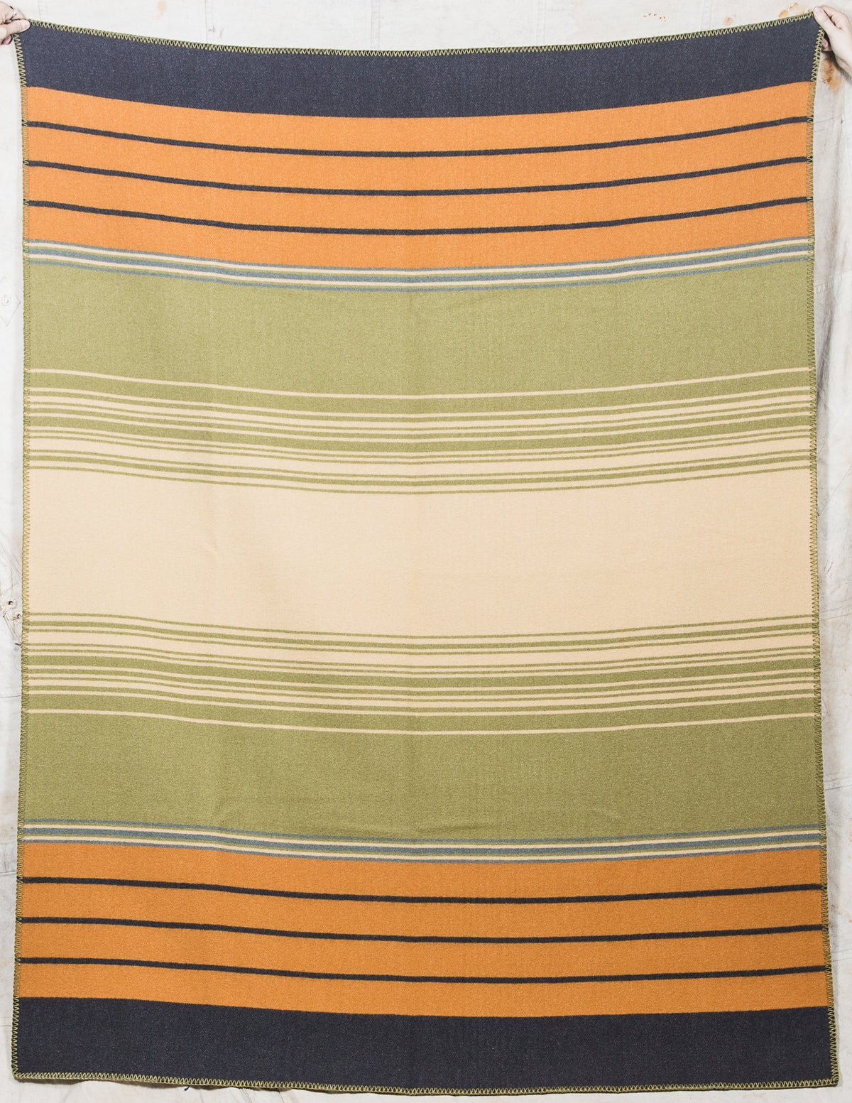 Indigofera Pure Wool Blanket Acadia