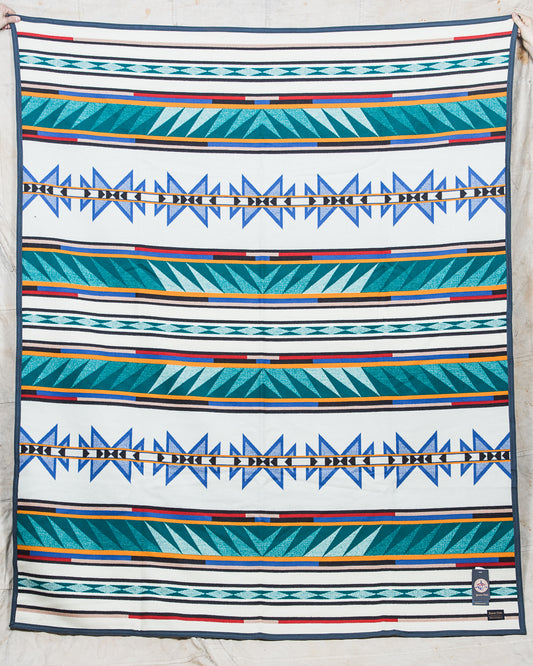 Pendleton Jacquard Robe Turquoise Ridge