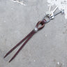 Larry Smith LT-0050 Shell Concha Key Fob Brown