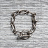 Second Hand Silver Chain Skull Bracelet