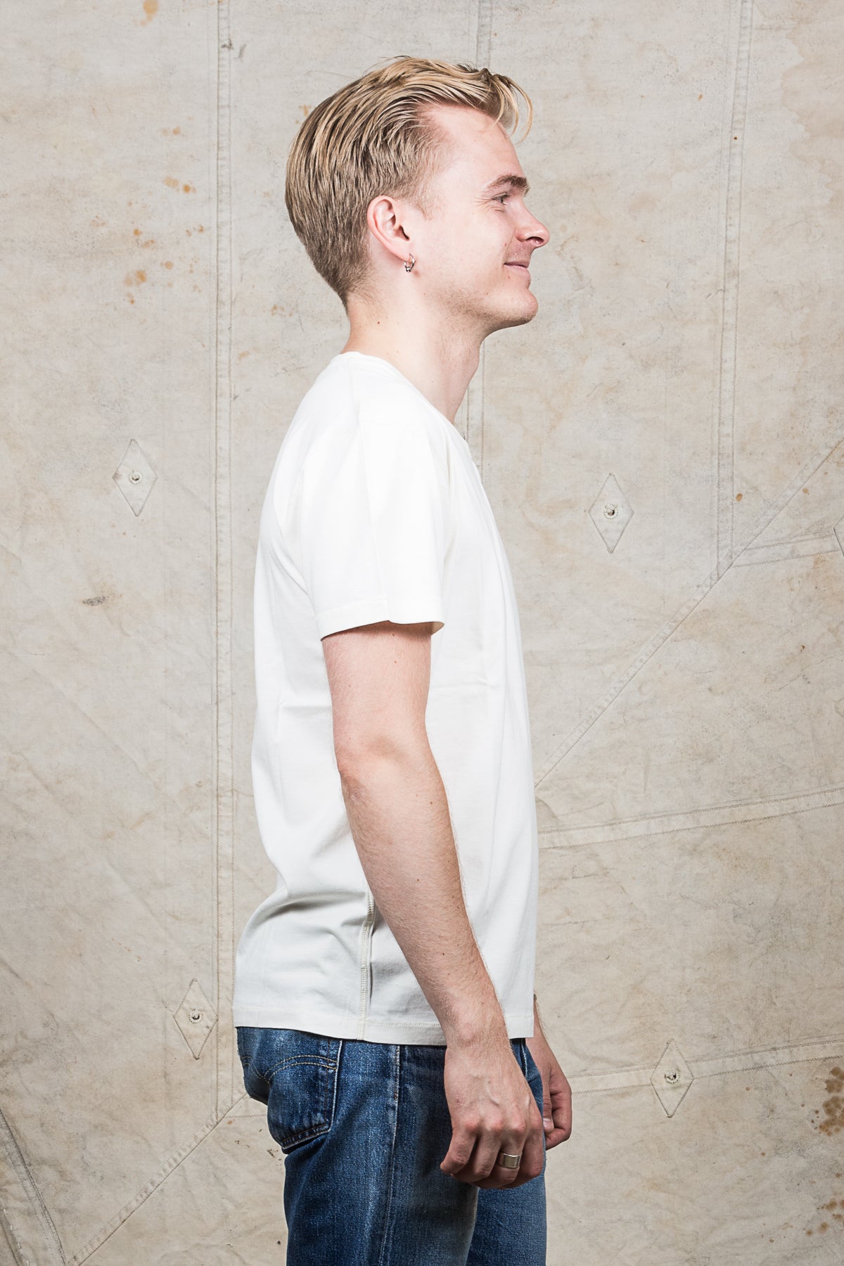 Indigofera Malick T-Shirt Cocatoo White