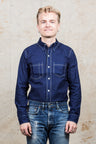 Warehouse & Co Wide Awake Shirt Indigo