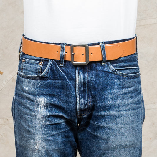 Warehouse & Co Garrison Leather Belt Tan