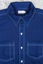 Warehouse & Co Wide Awake Shirt Indigo