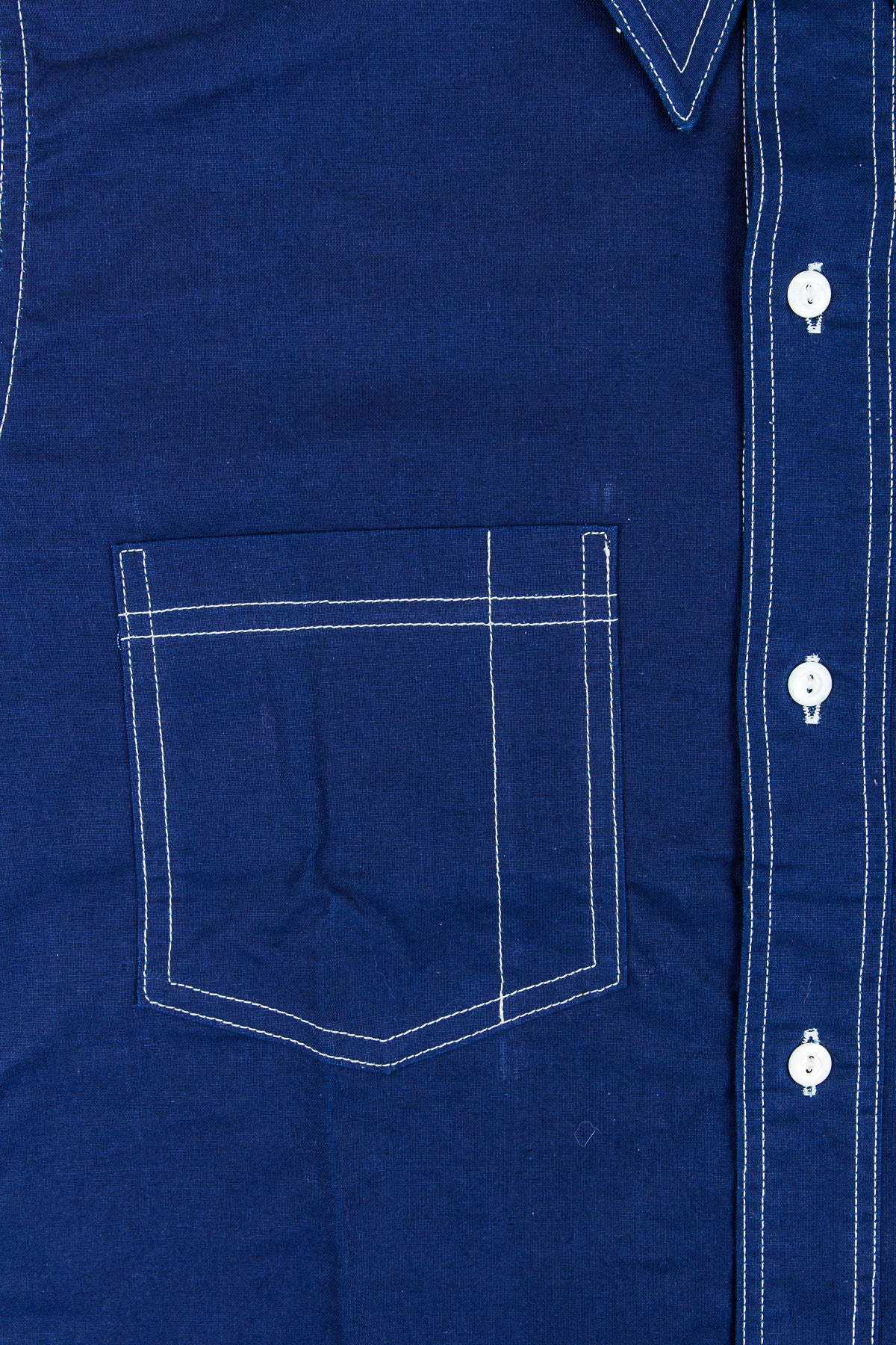 Warehouse & Co Wide Awake Shirt Indigo