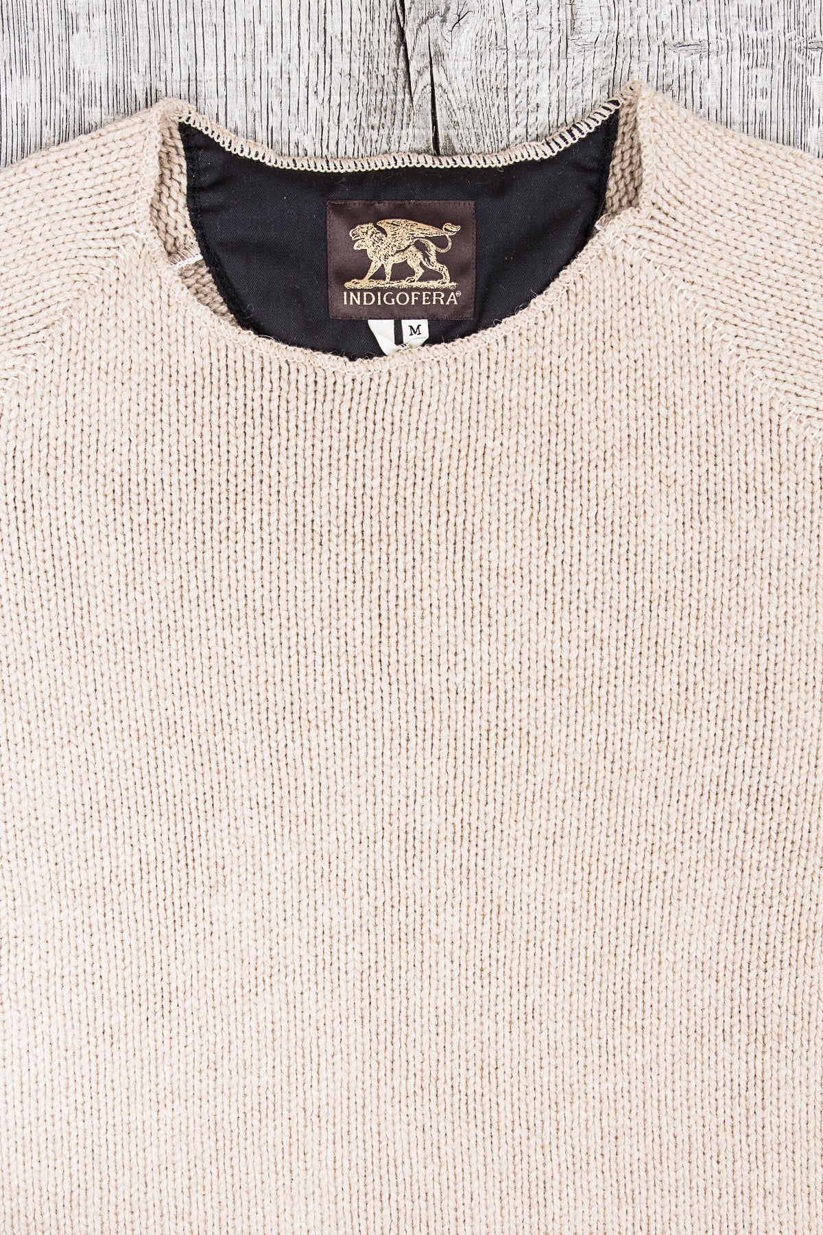 Indigofera Willow Wool Sweater Ecru Beach