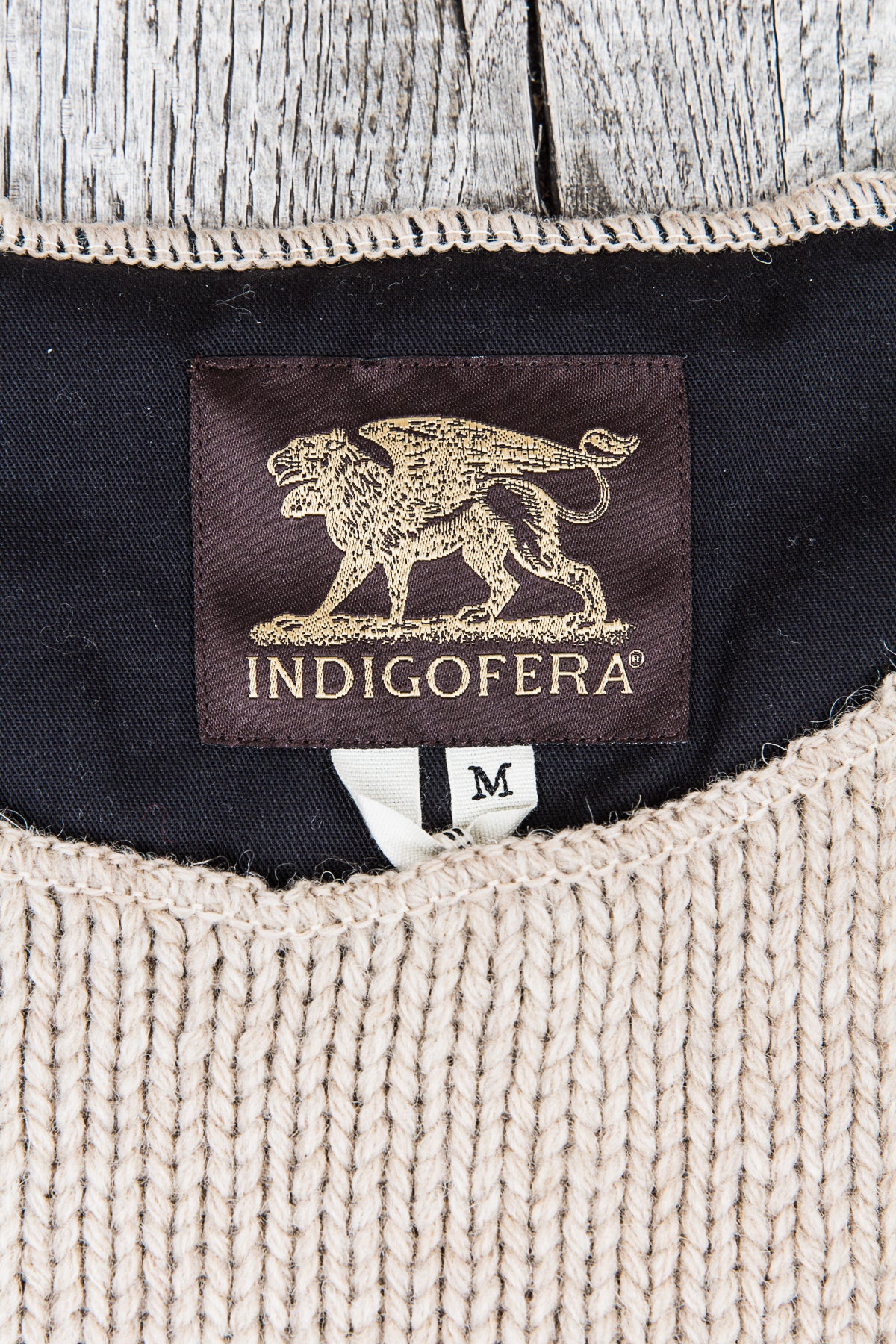 Indigofera Willow Wool Sweater Ecru Beach