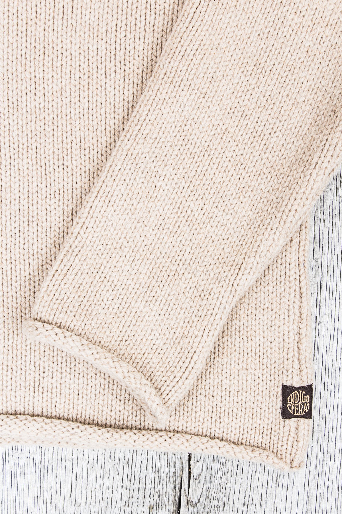 Indigofera Willow Wool Sweater Ecru Beach