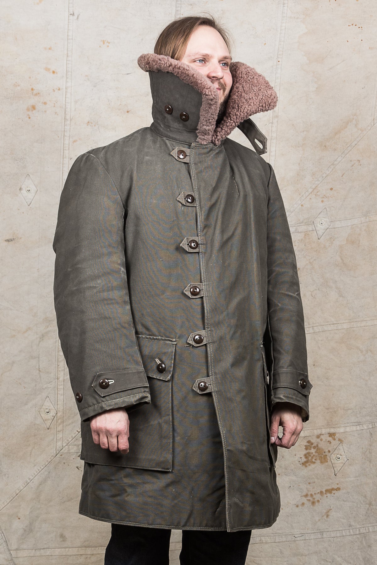 Vintage Swedish Army Survival Coat "Livpäls M/1913"