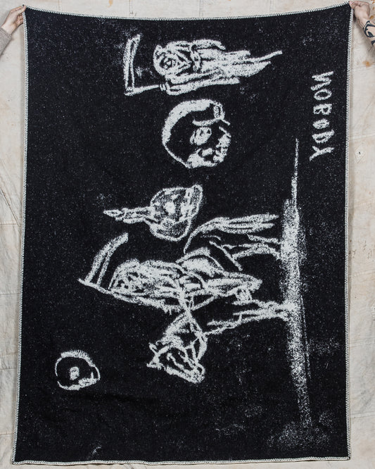 Indigofera x Wes Lang Pure Wool Blanket IV Nobody