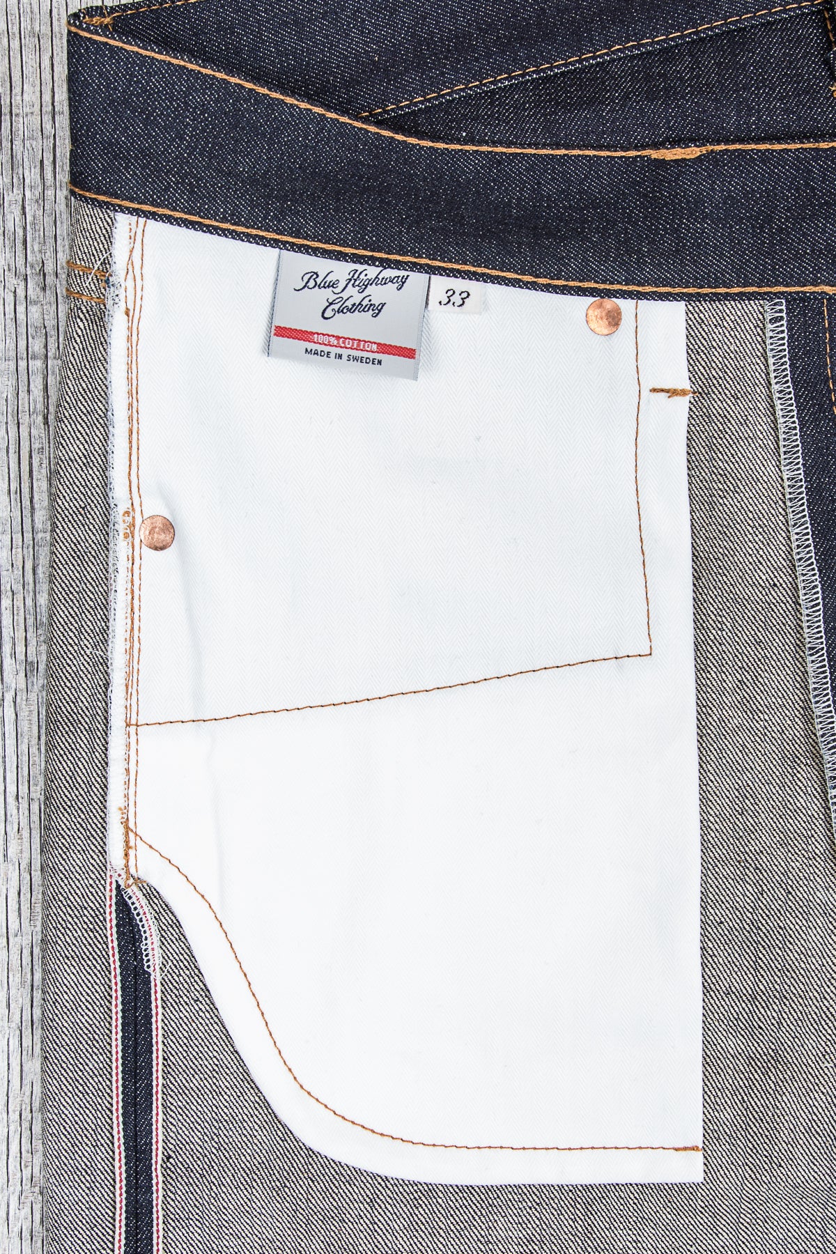 Blue Highway Clothing Jeans B002 Made in Sweden