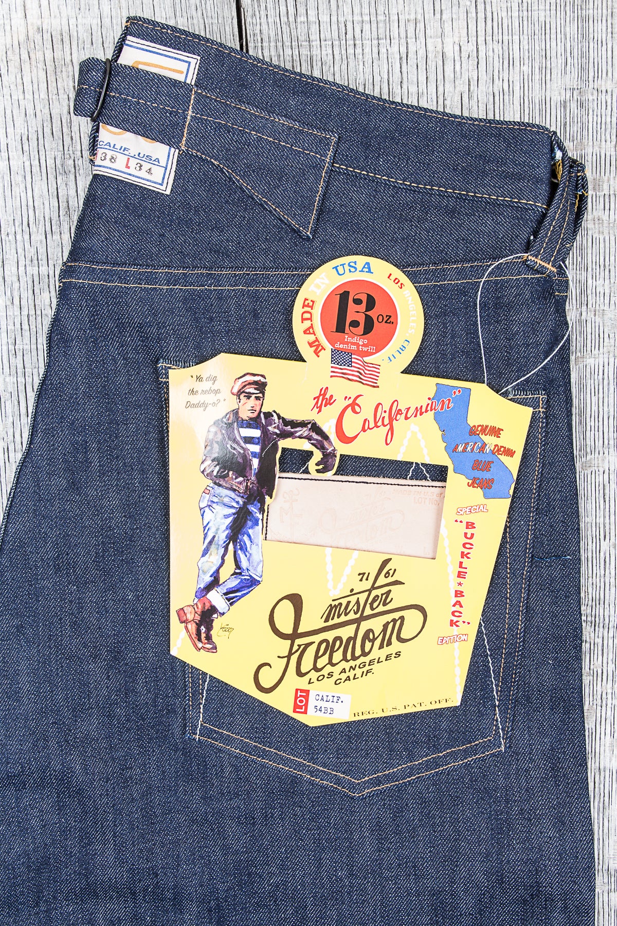 Second Hand Mister Freedom Jeans Lot. 54  W38 / L 34