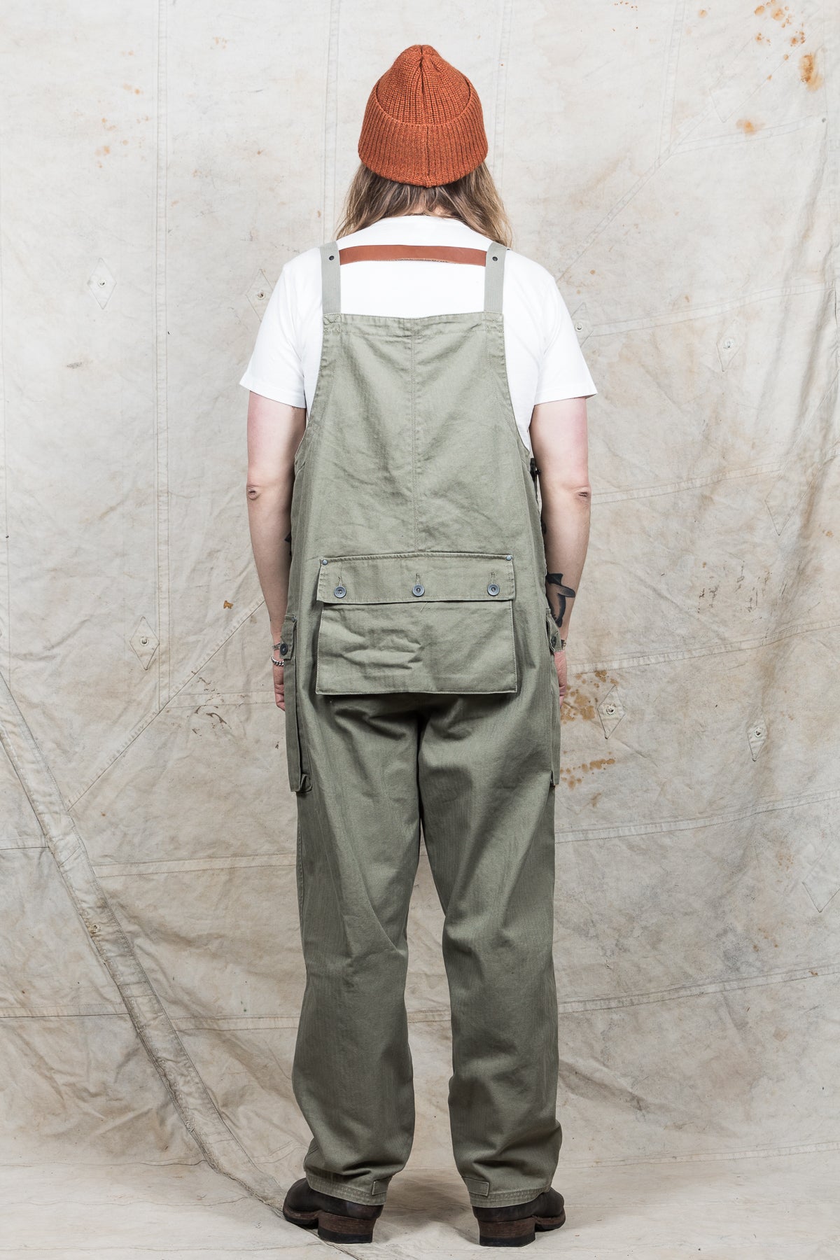 Nigel Cabourn Naval Dungaree Nam Green – Second Sunrise