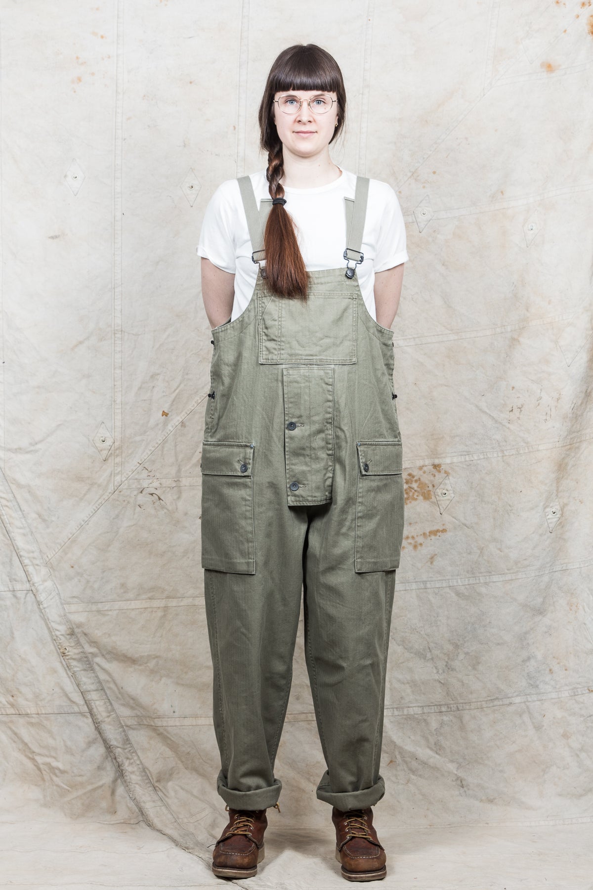 Nigel Cabourn Naval Dungaree Nam Green – Second Sunrise