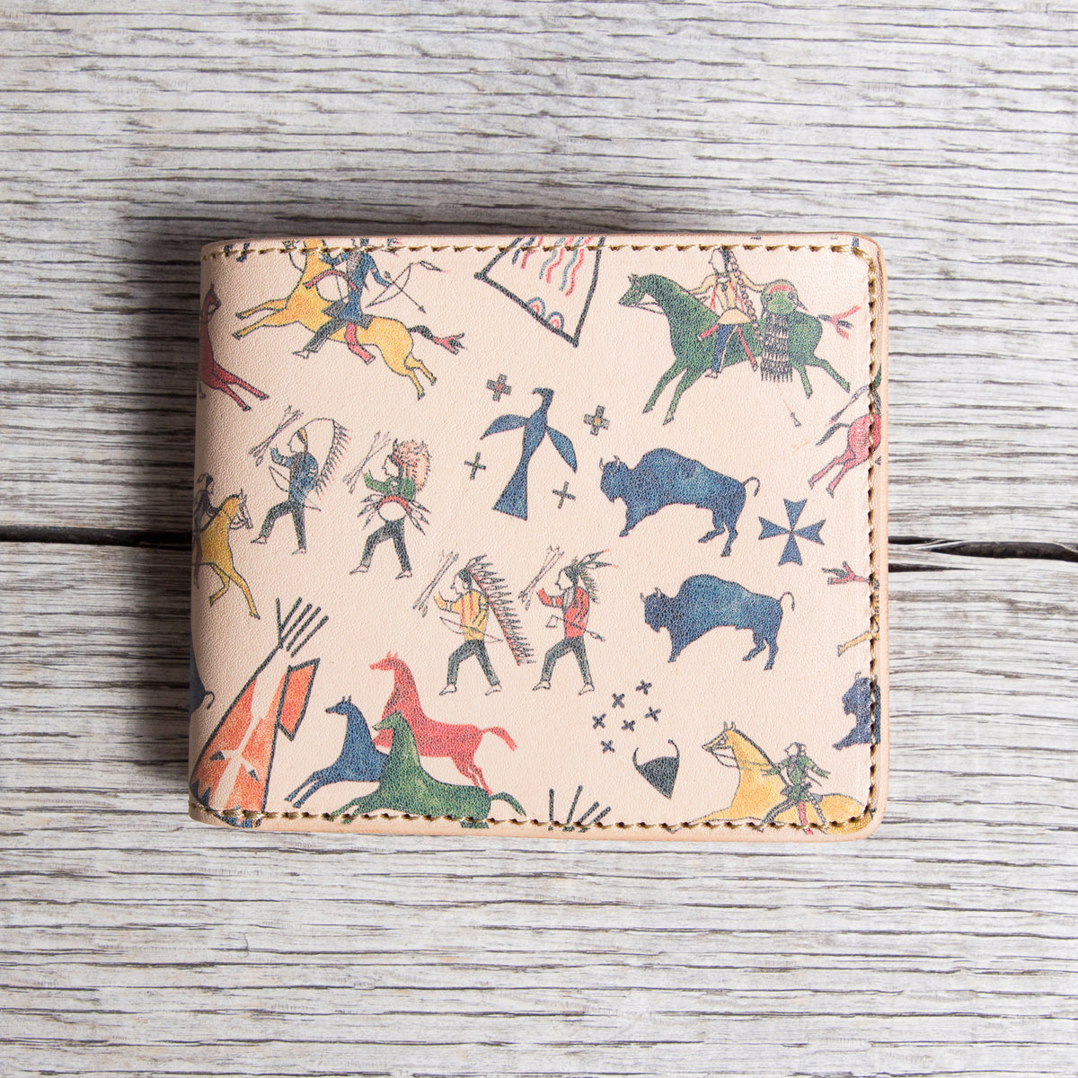 Larry Smith x Ishi Gurinsky Billfold Wallet Tipi Art