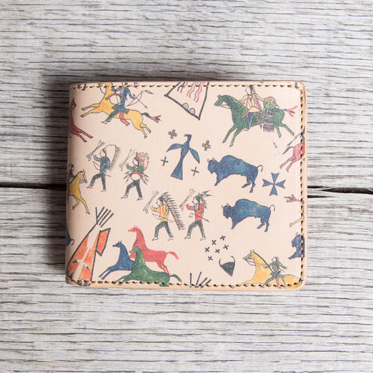 Larry Smith x Ishi Gurinsky Billfold Wallet Tipi Art