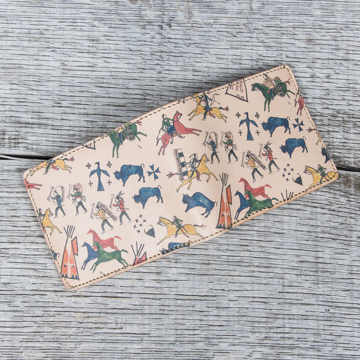 Larry Smith x Ishi Gurinsky Billfold Wallet Tipi Art