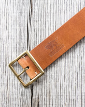 Indigofera Levon Leather Belt Light Brown