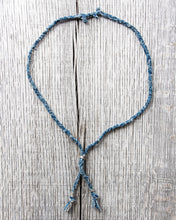 Tenable Crafts Indigo Braided Silver Necklace #206