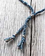 Tenable Crafts Indigo Braided Silver Necklace #206