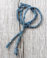 Tenable Crafts Indigo Braided Silver Necklace #206