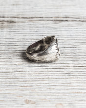 Tenable Crafts Heavy Cast Silver Peace Ring #188