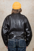 Vintage Swedish Army Dispatch Riders Leather Jacket "Ordonnansjacka" Size 50