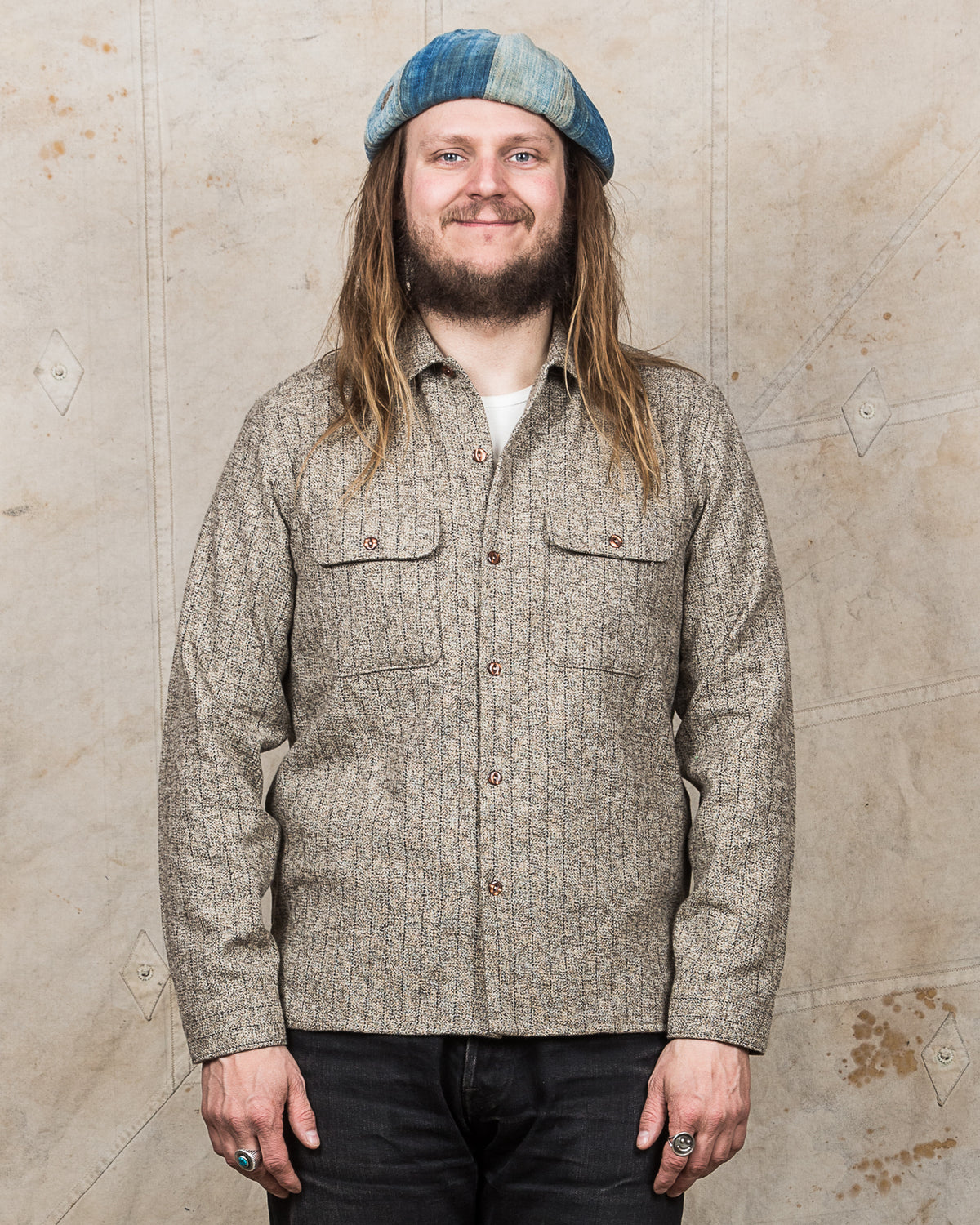Indigofera Webster Shirt Low Twist Stripe
