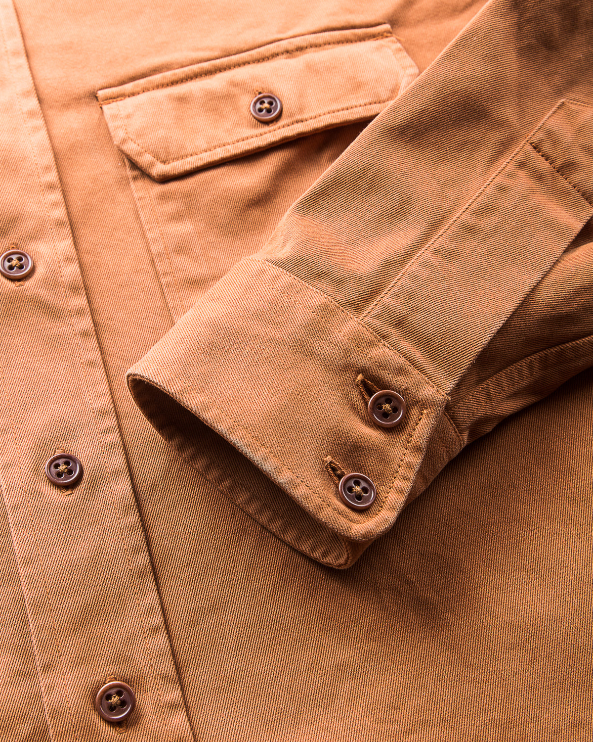 Indigofera Alamo Shirt Gold Ochre