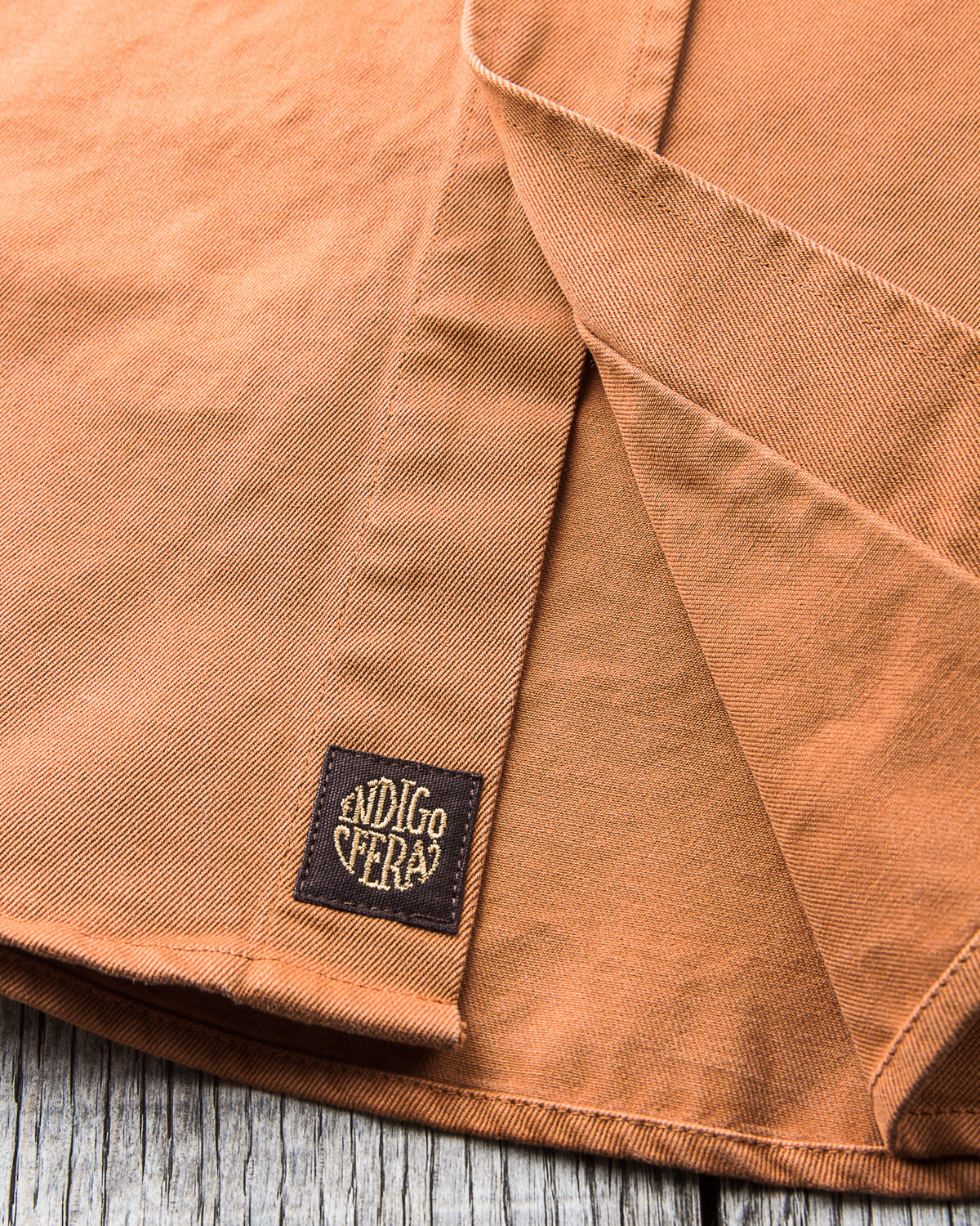 Indigofera Alamo Shirt Gold Ochre